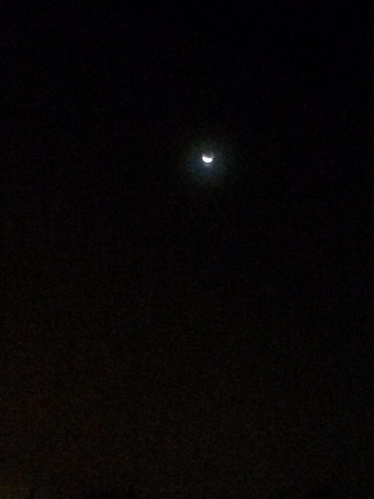 SmavTT's tweet photo. Ten moment kiedy robisz zdjecie księżyca i wychodzi biała kropka xd 😂 #SuperBloodMoon http://t.co/1gm3URh9ep