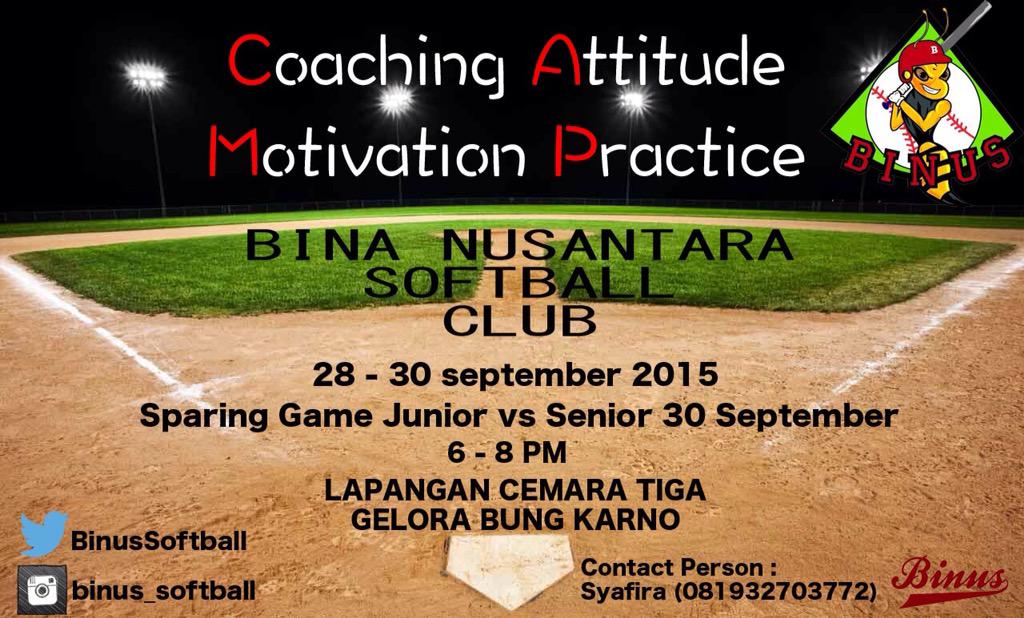 Jangan lupa ya guys!! Camp softball 2015 HUHAA