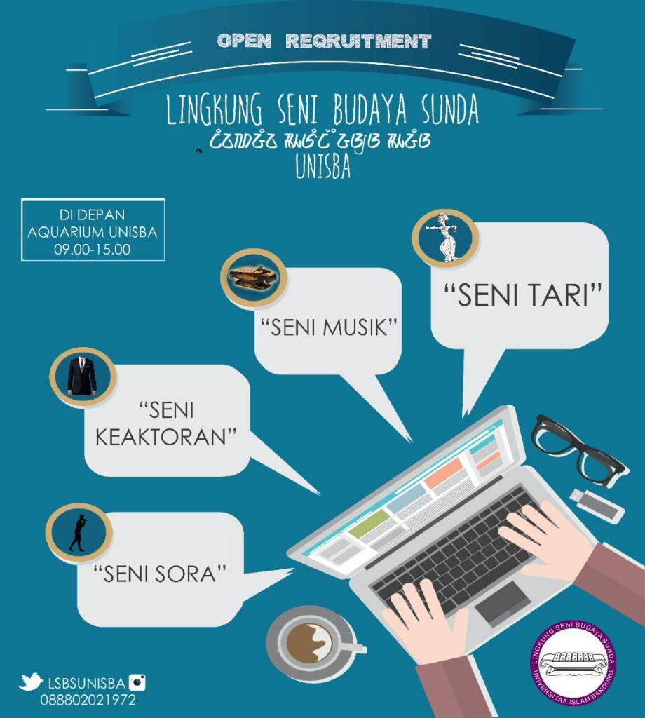 Sampurasun dulur dulur sadaya. LSBS unisba open kanggo anggota anyar ;) mangga langsung ka stand pendaftaran ;D