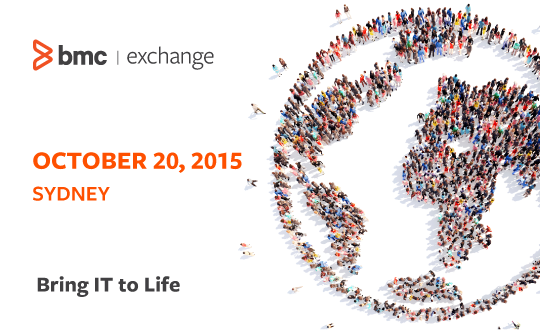 jdashburn's tweet photo. Join technical experts &amp; network w/your peers at #BMCExchange in Sydney, 20 Oct.  http://t.co/Qs2cgHyeXW http://t.co/1tbditqP3J
