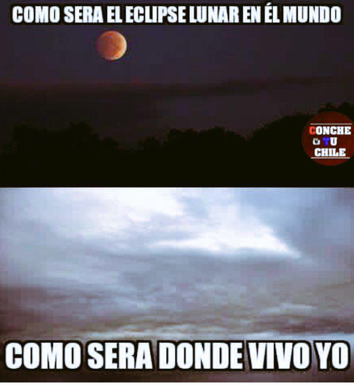 noteintersa's tweet image. #EclipseLunar sin comentarios  para Santiago de Chile