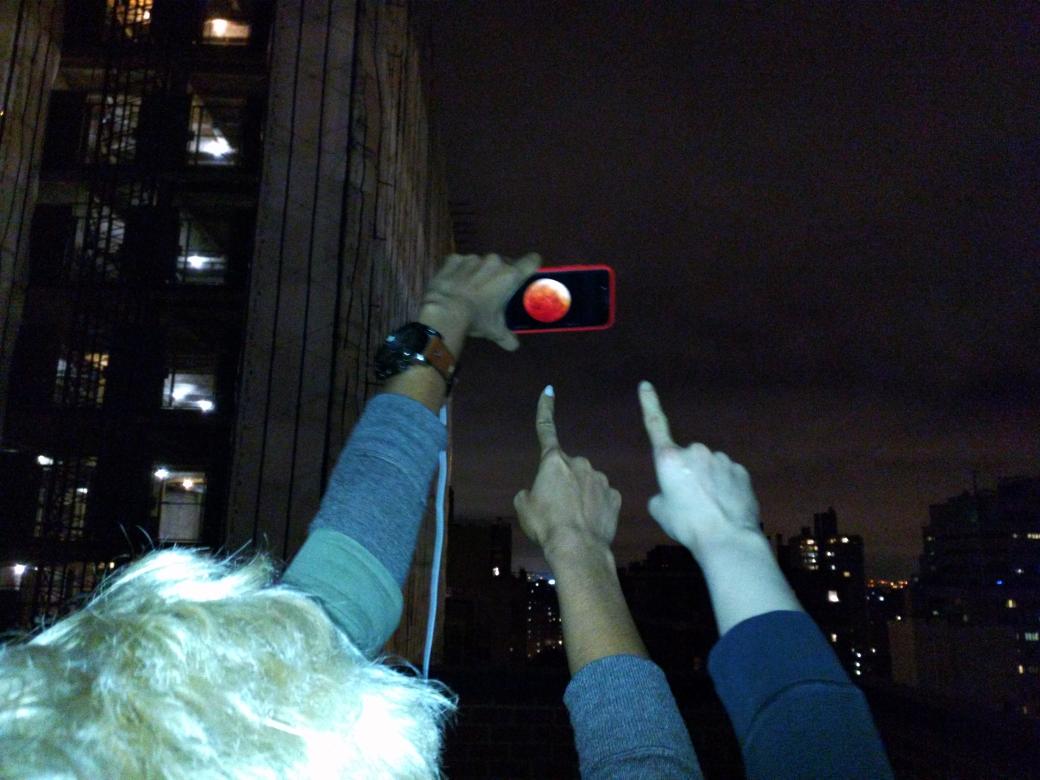 BlueByndBorders's tweet photo. Thanks science for the accurate moon gazing info. Not. Damn clouds. #GravityforNow ... See #urbanskygazing http://t.co/CUzixEmEML
