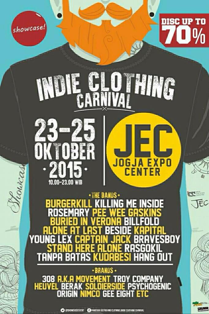 Borneo Heavy Metal Monster <a href="/KAPITALBorneo/">KAPITAL</a> akan bermain di Indie Clothing Carnival di JEC 23-25 Okt 2015