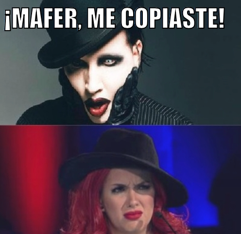 EcEstadio's tweet photo. Ya sabemos de dónde saca su estilo Mafer. #ETT4 #EcuadorSíTieneTalento #diviErTT http://t.co/qAJQNWf0vs
