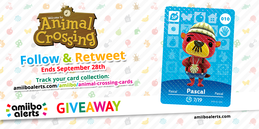 amiiboAlerts's tweet photo. GIVEAWAY | RT + Follow for your chance to win this Pascal amiibo card! Track your collection: https://t.co/zFSRFnkvVm http://t.co/kSekosT4rZ