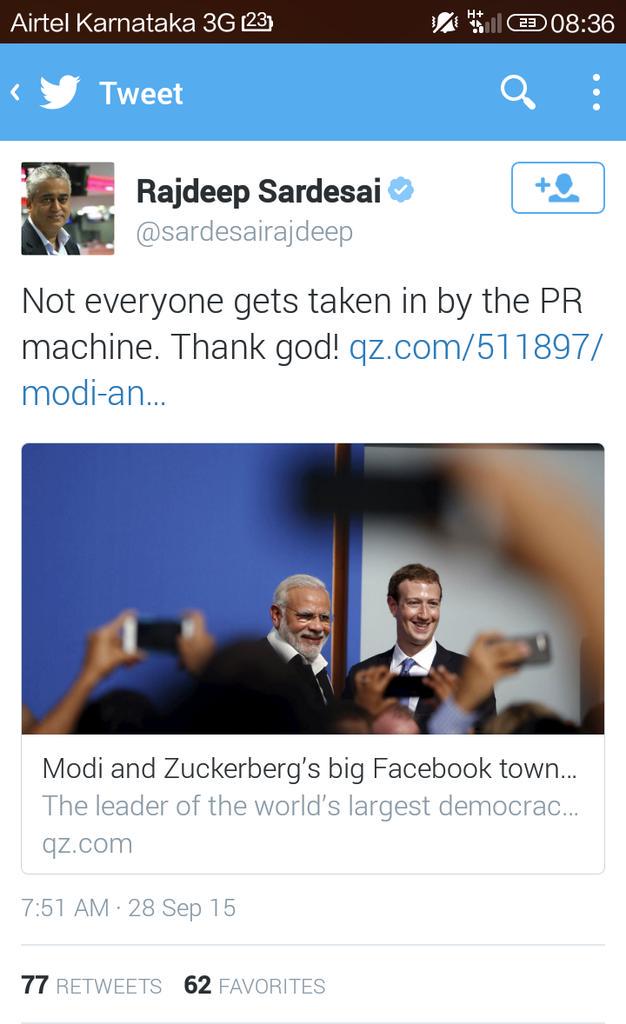 bhakt4ever's tweet image. #streetThug @sardesairajdeep crowd @ SAP center is missing u this time