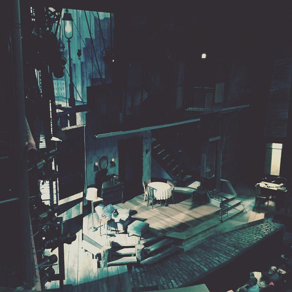 MRToomey's tweet photo. A view from the balcony. #AViewFromTheBridge #SeattleRep #Theatre #ScenicDesigns http://t.co/tSnaJfXswc http://t.co/5j8JBgyhw3