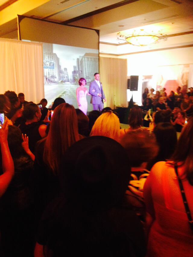 BWS2015's tweet image. This duo stole the show at BWS2015. #weddingideas #bride #groom