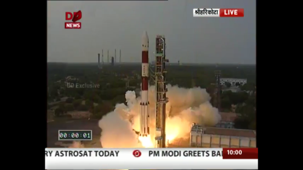 Komal_Indian's tweet image. Successful launch of #PSLV-C30 carrying #Astrosat satellite from Sriharikota
@isro rocks 👏👍😇
