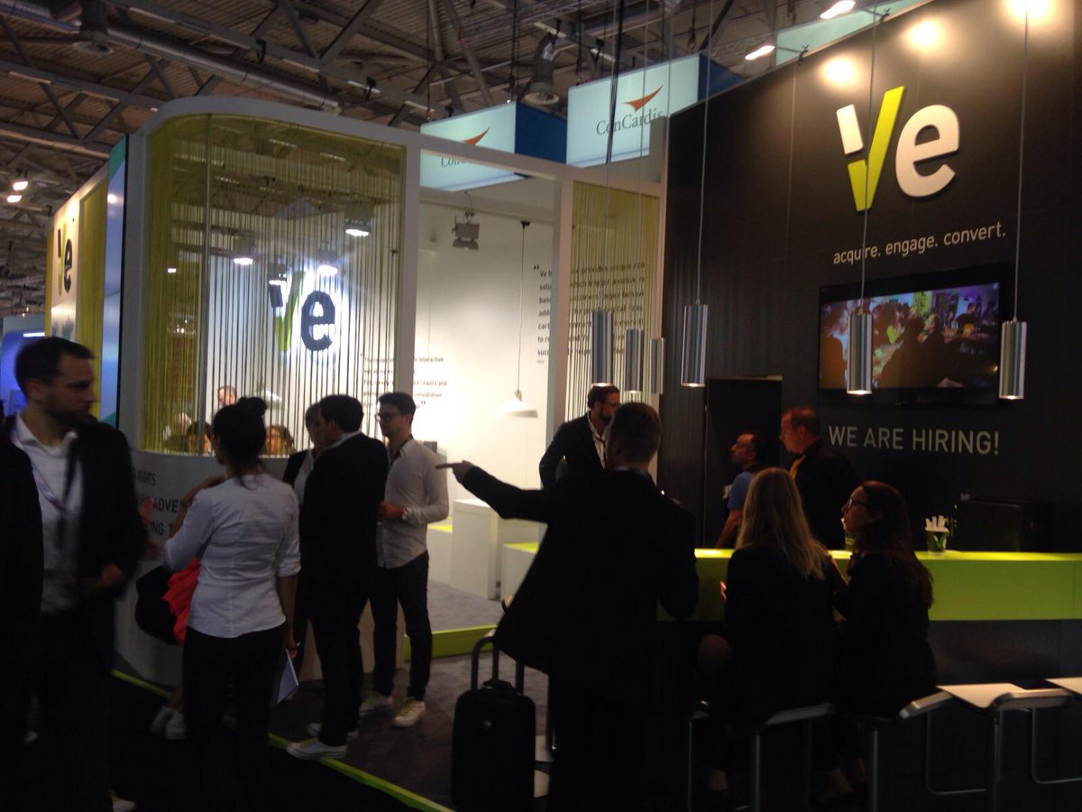 Ve_HeadQuarters's tweet photo. The #VeBooth is now open @dmexco &amp; meetings have been in full swing this morning! #dmexco http://t.co/eEenwf0qvk