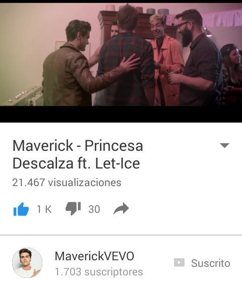 cfo_MaverickL's tweet photo. 5 días despues de su estreno, #PrincesaDescalzaVideo supera las 21400 reproducciones!!! 👏👏👏 #OrgulloMaver http://t.co/iqFSpeerj0