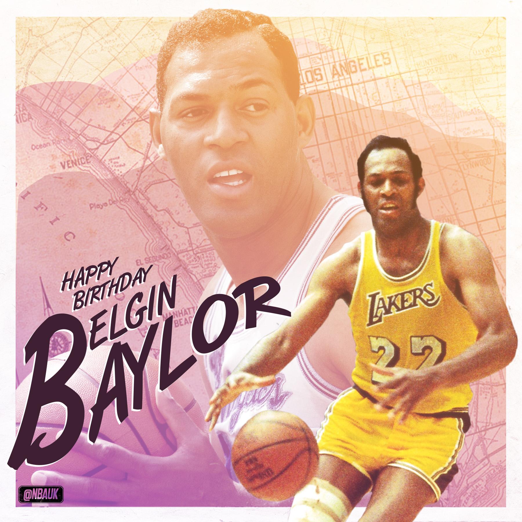 Happy birthday to the NBA Hall of Famer Elgin Baylor! 