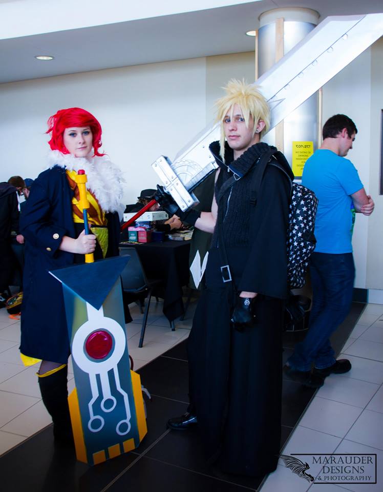 Kali185's tweet photo. Red cosplay with Gin Takeru as Cloud. Photo by Abdullah Nakhooda #FFVII #Transistor #Conect2015 http://t.co/x9POmW2xid