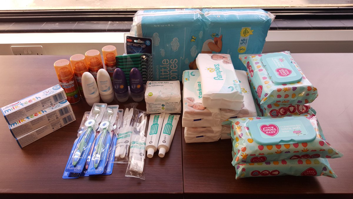 BagABrush's tweet photo. Great donations being left at Cambridge HQ. Make the bags up yourself or drop the goodies off and we'll do the rest! http://t.co/tIJDftOh0B