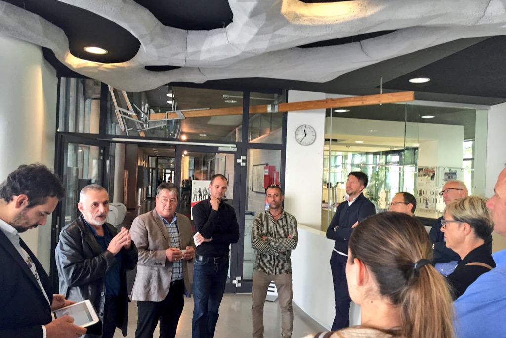 glgortani's tweet image. Iniziata la visita dei partner del @Progetto_BREF alla #Bauakademie di Salzburg per il @CooperationDay di #Interreg