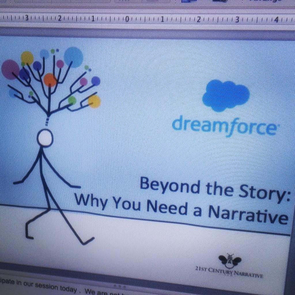 annbadillo's tweet photo. #connectDF15 sforce/UN504L Thurs 10 storytelling in business sesh http://t.co/k6kghg2g9o