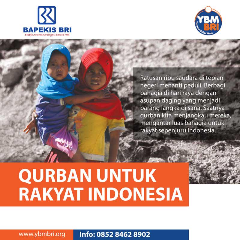 Yuk, Qurban untuk Rakyat Indonesia :)