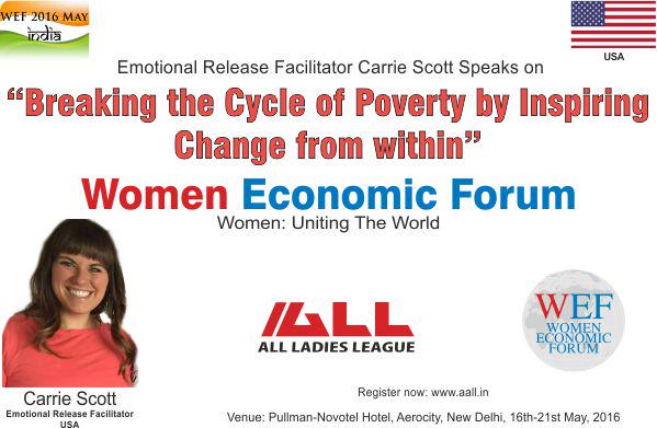 all_wef's tweet photo. Emotional Release Facilitator #CarrieScott Speaks on “Breaking the cycle of poverty by Inspiring Change from within” http://t.co/L40knJvdk4