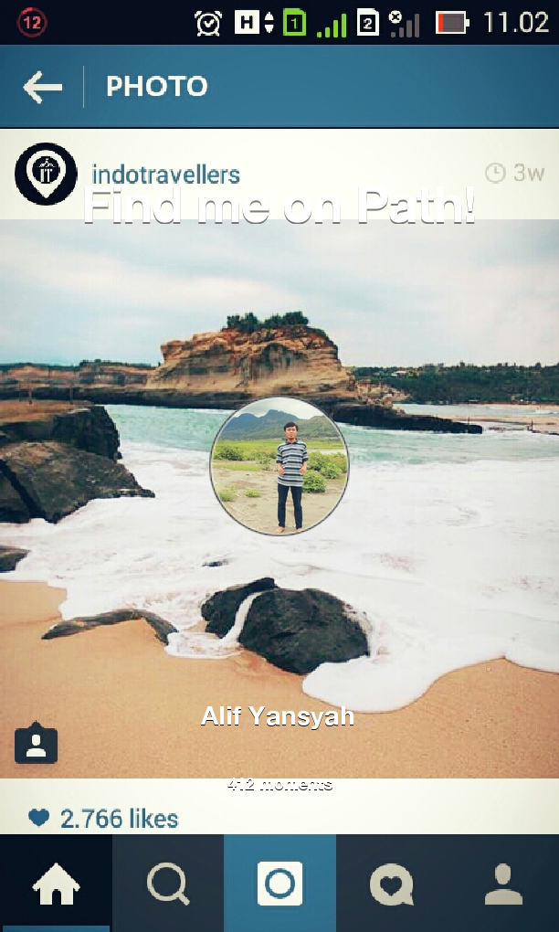 aalifyansyyah's tweet photo. I've shared 412 memories with my friends on #Path - see them now at http://t.co/FYXjlEGUBN! #thepersonalnetwork http://t.co/LVUHkp3r4h