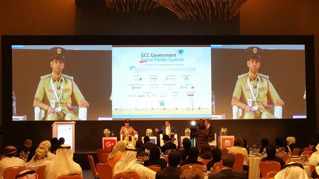 FarrukhNaeem's tweet photo. #Dubai is one of safest countries in the world, #happiness is our hashtag: @KhalidAlrazooqi @DubaiPoliceHQ #GSMS15 http://t.co/8svuEUt2Lg