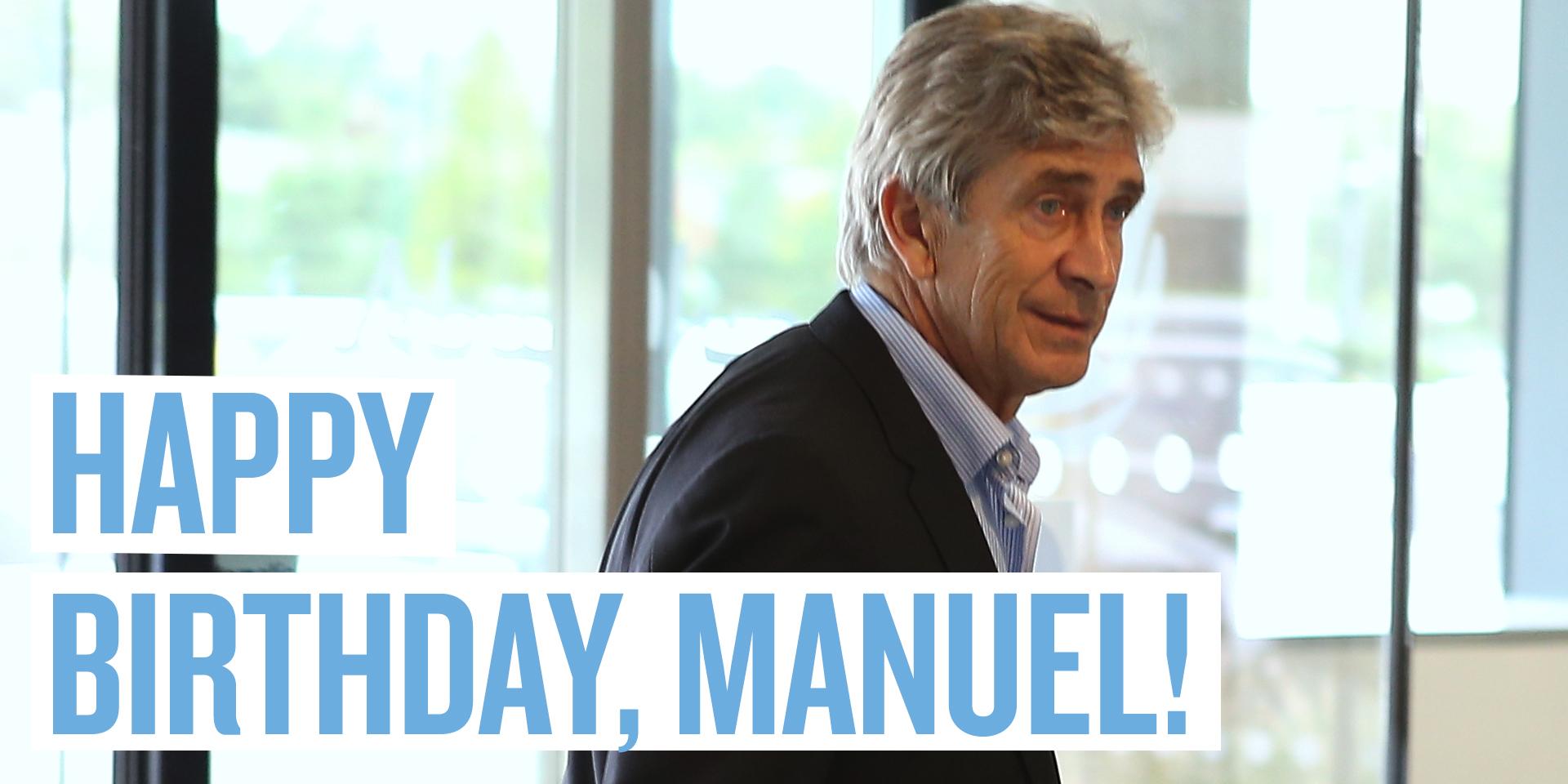 Join us in wishing Manuel Pellegrini a very happy 62nd birthday today!  