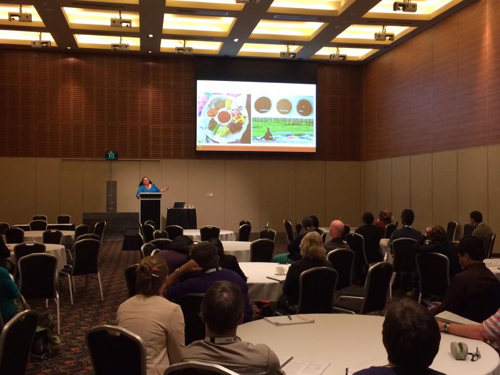 laura_boykin's tweet photo. Go Judith of @theCCDM rust, peas &amp; Ethipia #farmersfirst @APPS_2015 http://t.co/9VaT3h7L1w