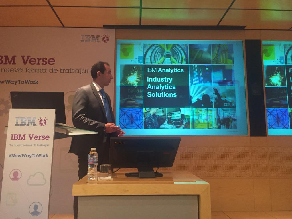 ttulisalo's tweet photo. David Martinez introducing #IBM Industry #Analytics Solutions @IBMCCMad #ibmpci http://t.co/IHfE3KvBBd