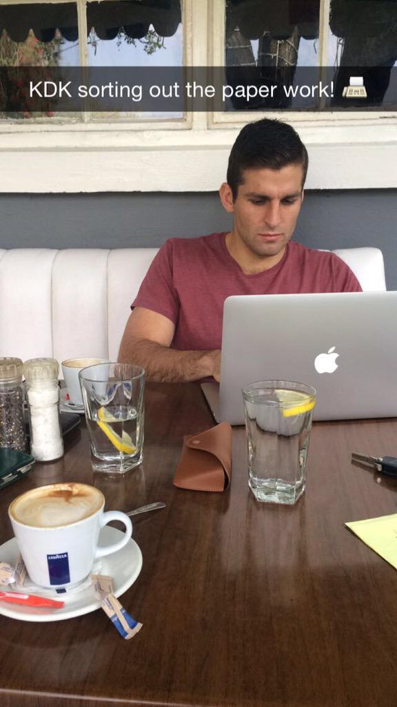 RickySchroeder9's tweet photo. Found a new little hidden gem called #FullstopCafe. Perfect meeting environment. @kobusdekock15 doing the admin! http://t.co/ROgSrPRtjW