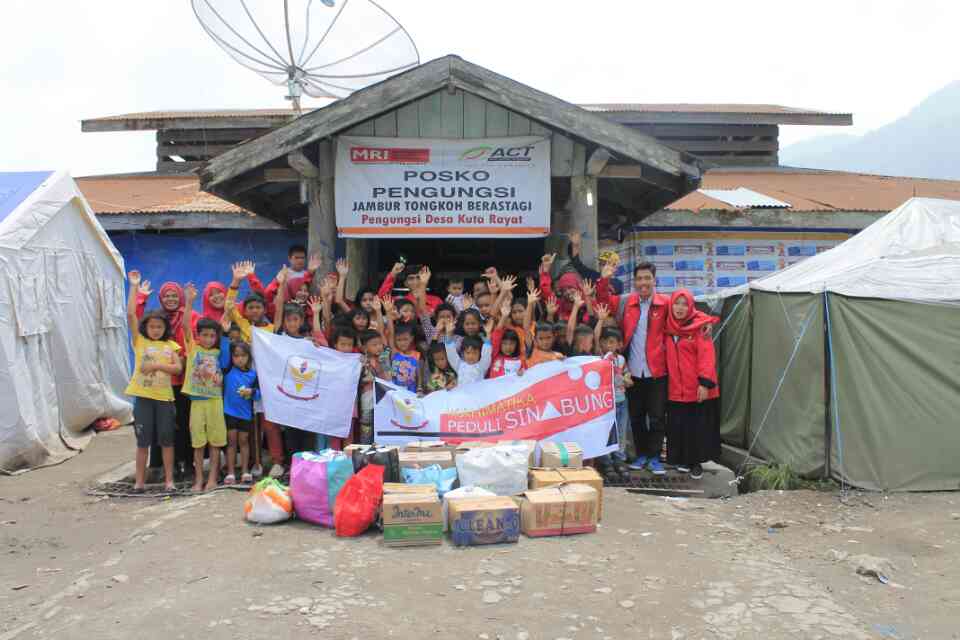 Ikahimatika Indonesia Peduli Sinabung bersama HMP Matematika UMSU