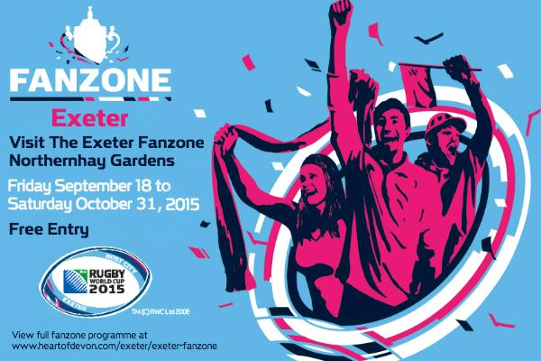 RWC2015Exeter's tweet photo. #RWC2015 is just days away. Find out about what is happening each day in #ExeterFanzone http://t.co/9IrhntsS2d http://t.co/slJNRJSsMb