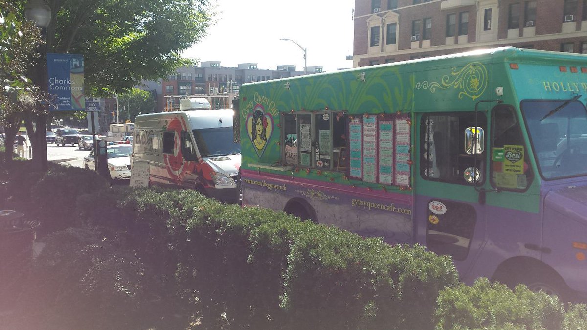 Back in Charles Village parked at Charles and 33rd...with the @thegypsytruck
