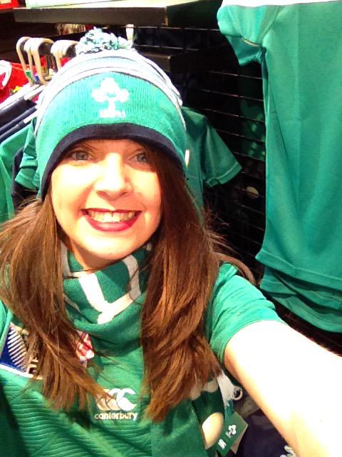 LSS_store63's tweet photo. Banishing the autumn blues with rugby greens!! #ForVictory #TeamLou #winterwoolies #rwc2015 #store63 @lifestylesports http://t.co/N2MZPz4qjM