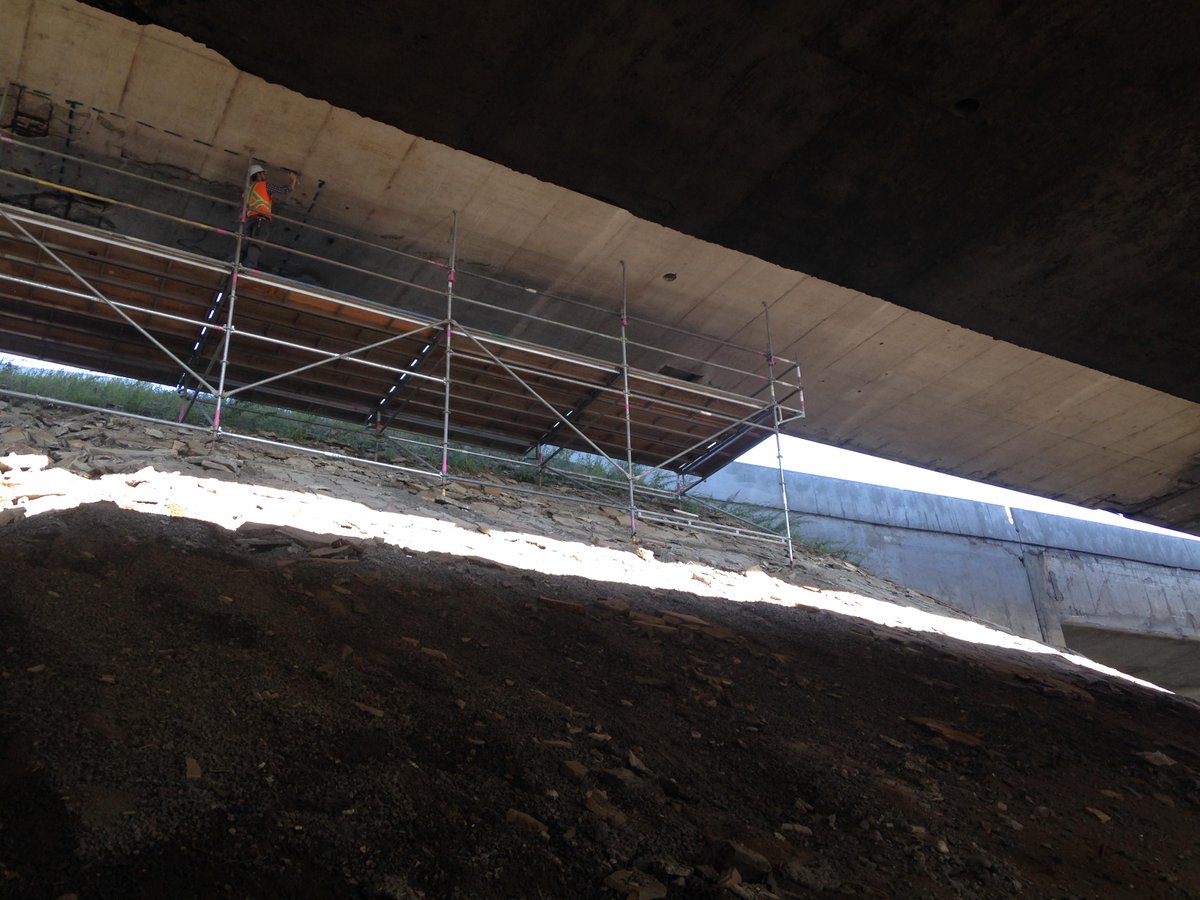 Groupe_IEQ's tweet image. Montage nickel fait par Christophe Bastien et son équipe pour Demix à l&apos;échangeur Turcot.  Félicitation les gars !