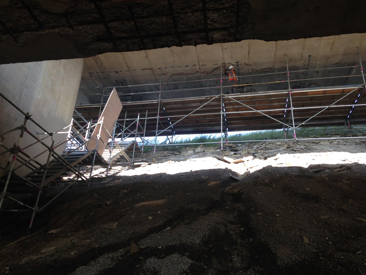 Groupe_IEQ's tweet image. Montage nickel fait par Christophe Bastien et son équipe pour Demix à l&apos;échangeur Turcot.  Félicitation les gars !