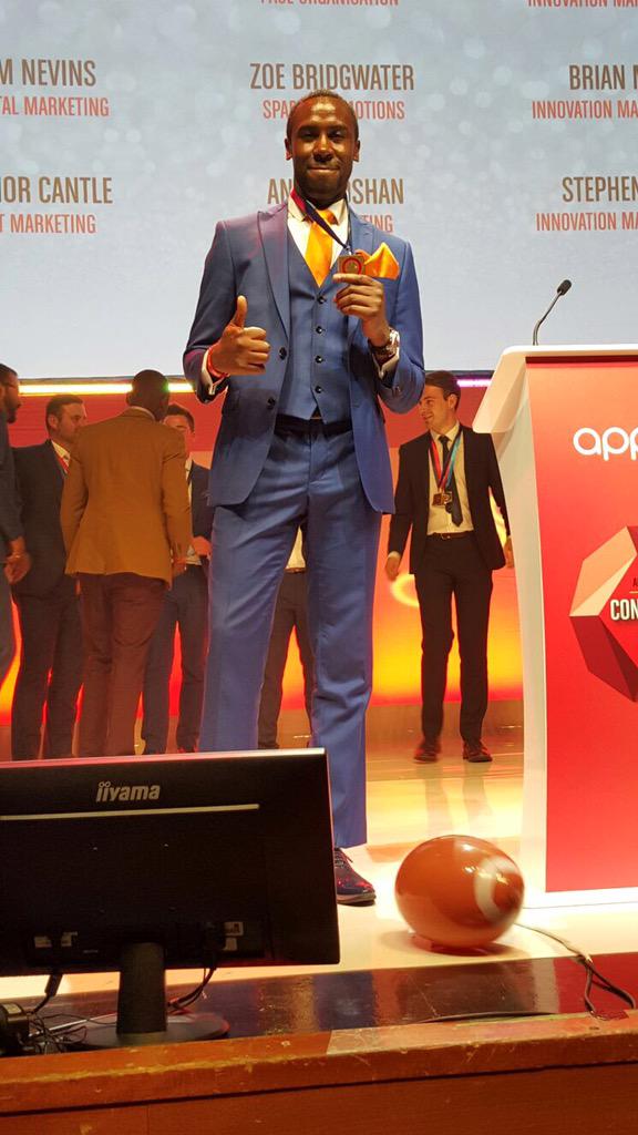 superyouacademy's tweet photo. The moment one of your mentees receives his first business award! http://t.co/kPqg8QVywr