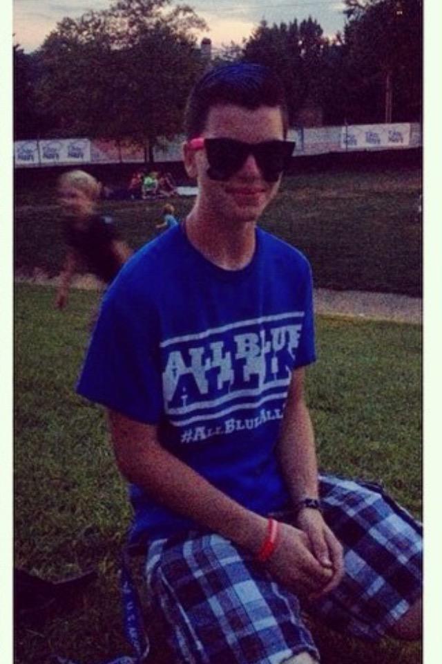 I kinda liked the blue hair.