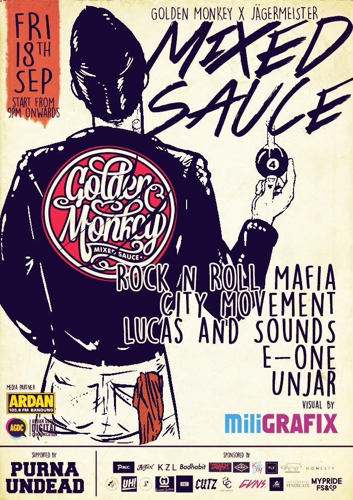 .@goldenmonkeybdg Present: Mixed Sauce Part-4 w/ <a href="/R_N_R_M/">Roberto Rivas</a>, <a href="/eone_cronik/">EvilCutz</a> etc | 18/09/15 start from 9pm #ad