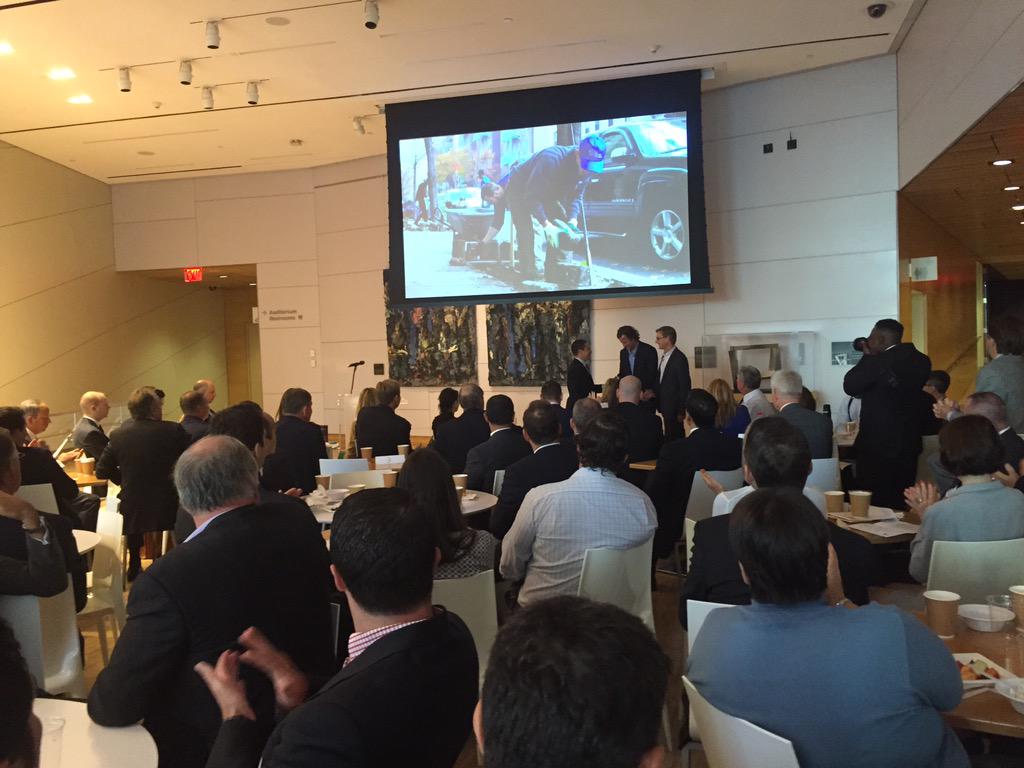 <a href="/JDuchin/">Jason Duchin</a> <a href="/TLordDreamYard/">Tim Lord</a> &amp; <a href="/RSF1970/">Rehana Farrell</a> accepting this year's Compass Awards from <a href="/missioncontinue/">The Mission Continues</a> #commitmenttoservice