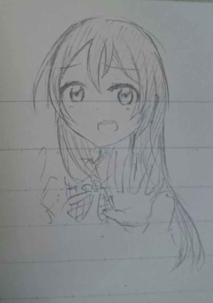 授業中の落書きたのぴい 