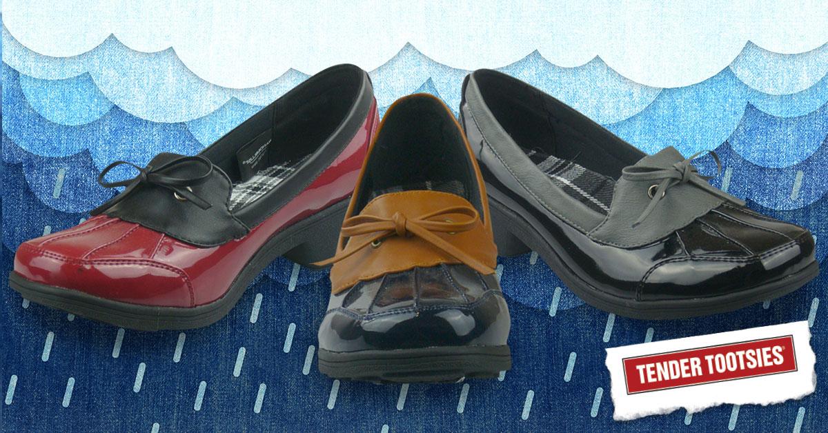 Don't let rain get you down… These cute shoes offer waterproof protection & warm lining! bit.ly/1FfT9dF