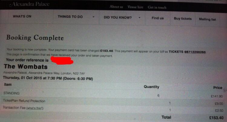 LouGiles_'s tweet photo. @thewombats #TellThemItsADentistAppointment see you there🎸 http://t.co/zH9xVQXVny