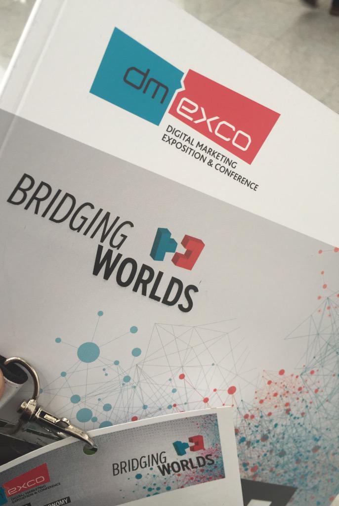 Alle Jahre wieder. #Dmexco2015  Dann bauen wir jetzt ein paar Brücken. #bridgingworlds #digiconomy