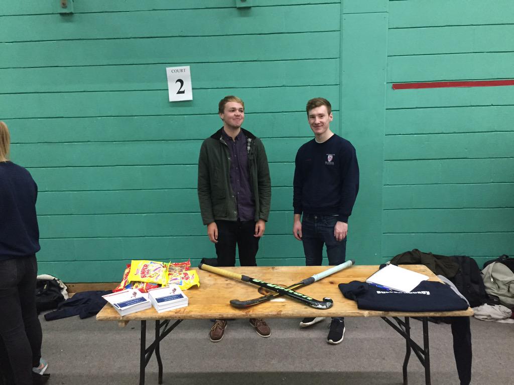 TheHockeyFamily's tweet photo. Retweeted UoSussex Hockey (@HockeySussex):
#sussexfreshers #usmhc fresher fair today! http://t.co/M7V6rJPlJ6 http://t.co/AJvrUgShqn