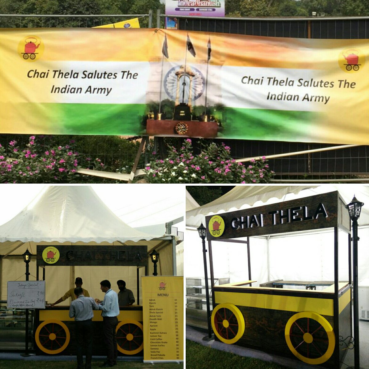 ChaiThela's tweet photo. Visit us at India Gate for the 1965 War Golden Jubilee #1965wargoldenjubilee #chai #chaithela #indiagate #indianarmy http://t.co/59GAEa4KA5