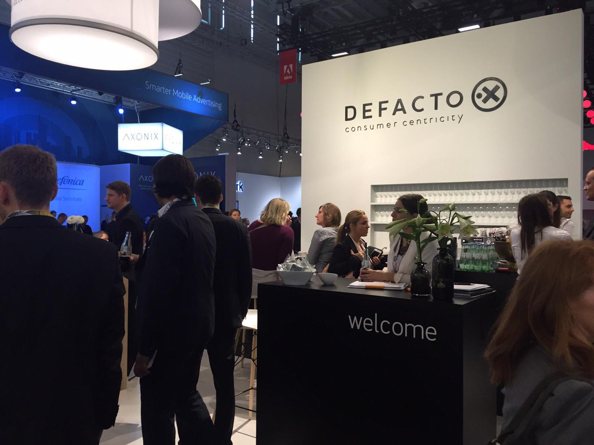 DEFACTO_live's tweet photo. Busy start day one @dmexco. Stop by and chat about how to optimize your #CLV in Hall 7, A 015/B 018 #CRM targeting http://t.co/zMwg1Yn7bB