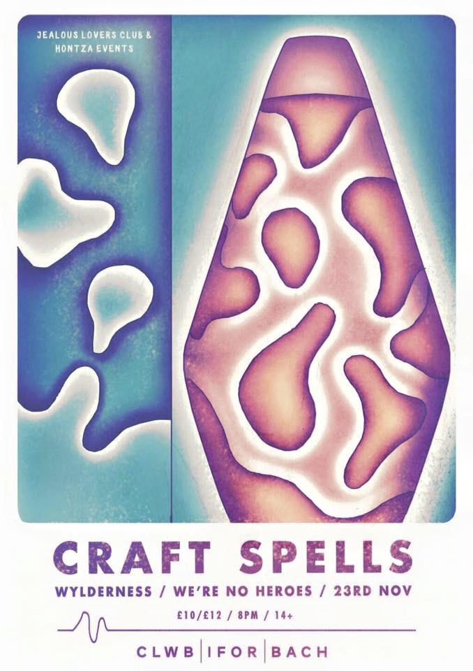 FBJLevents's tweet photo. Brand new @craft_spells ! https://t.co/cFf7sF13Ga 
They headline @ClwbIforBach 23/11 w/ @wyldrnss &amp; @werenoheroes http://t.co/F3Ruus0dvM