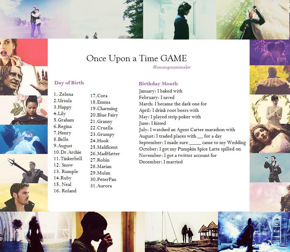 FAN_unicornkiss's tweet image. New game

WHO WANTS TO PLAY 😁😁

Updated to include Season 4 characters #OUaT 

Whooo did you get?