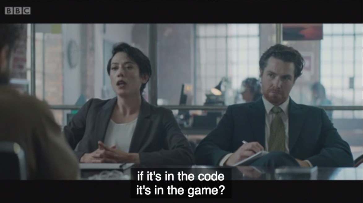 Doctor_Cupcakes's tweet photo. The technical dialogue in #TheGamechangers is hilariously clueless #inthecode @Paraxade0 http://t.co/rSvmIFHcl5