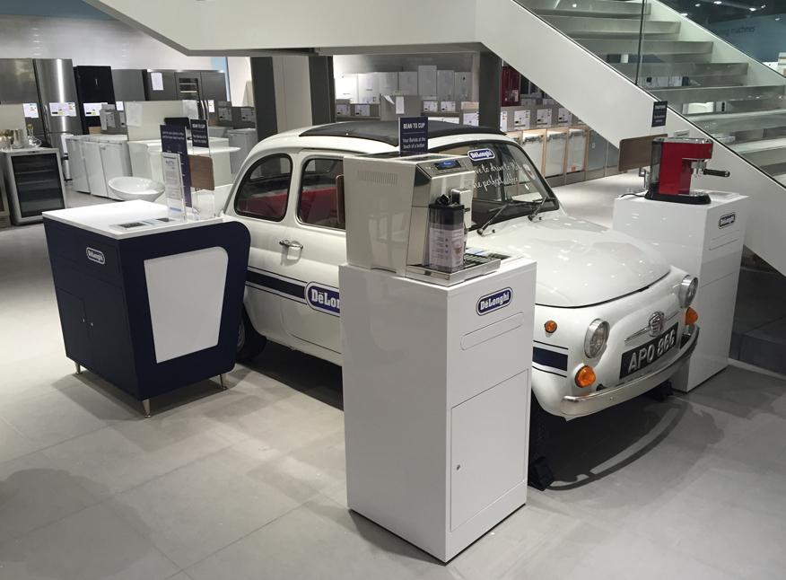032designltd's tweet photo. Our stunning Fiat 500 &amp; @DeLonghiUK display, opening the largest UK @johnlewisretail store on 24 Sept. Filmed by @BBC http://t.co/13U6HMLFCr
