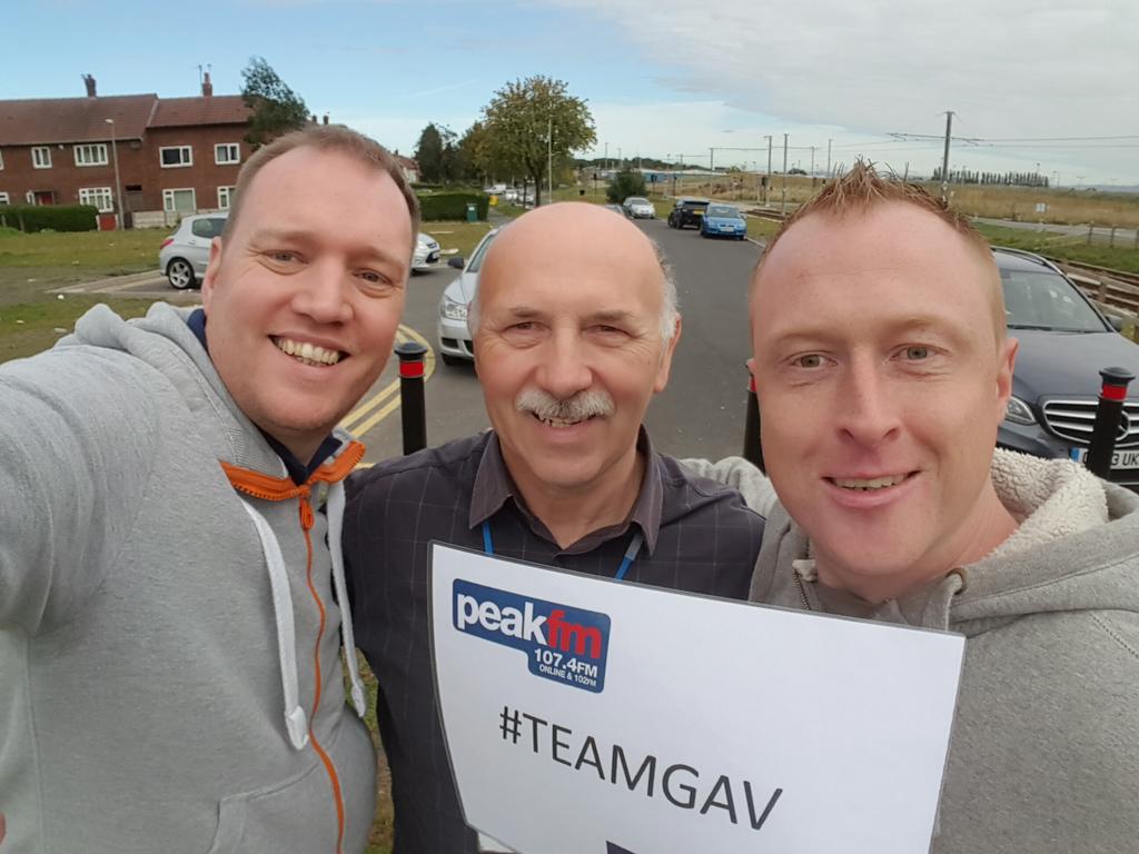 gavp77's tweet photo. Thanks to John from @Clubtaxis for the lift.....#TeamGav has arrived. @PeakFM @rutlandarm #peakfm http://t.co/PLlZ8fAhT7